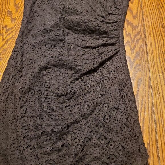 Sea New York black eyelet runch dress size 6 - Picture 3 of 4